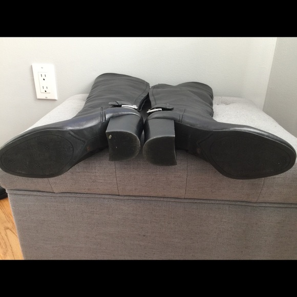 Vince Camuto Black Sidney tall leather boot - Picture 8 of 8